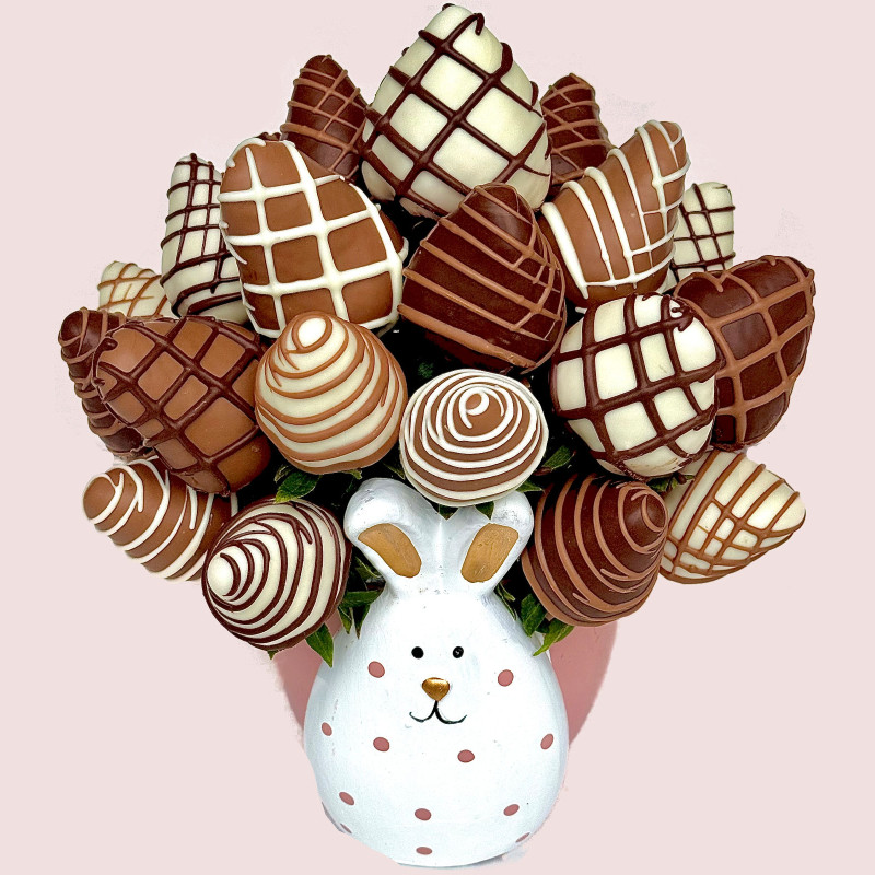 Chocolate Bunny Edible Bouquet