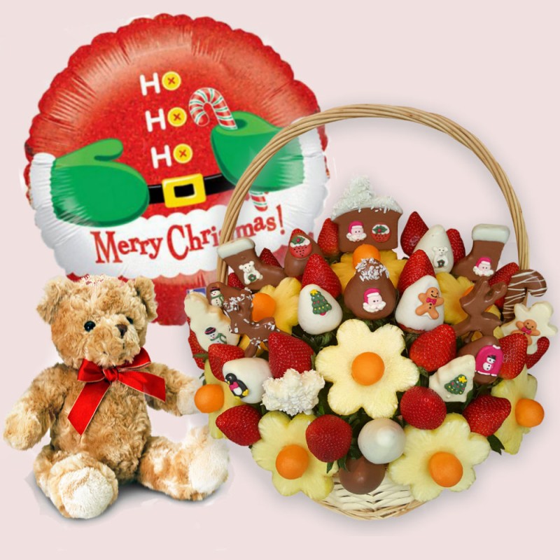 Merry Christmas Fruit Bouquet-Package