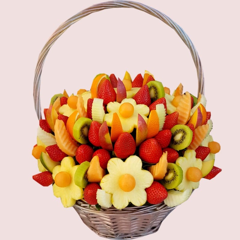 Rainbow Edible Fruit Basket