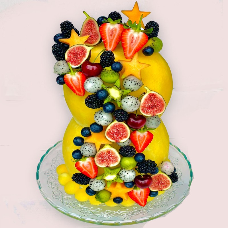 Yellow Flesh Watermelon Cake 