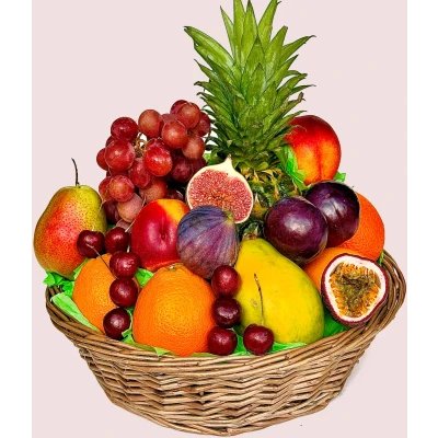 Fruit Feast Round Basket 