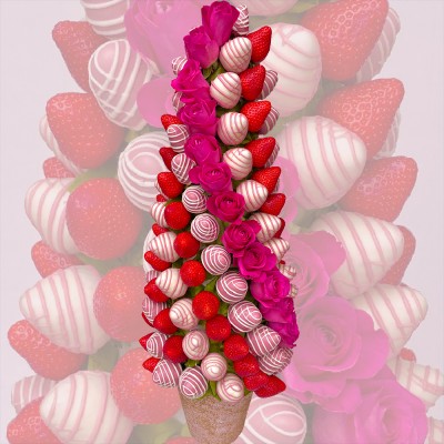 Pink Romance Strawberry Tree  