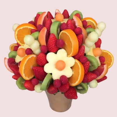 Raspberry Fruit Bouquet